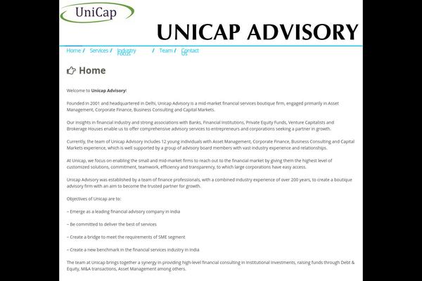 unicapadvisory.com site used CorporateBusiness