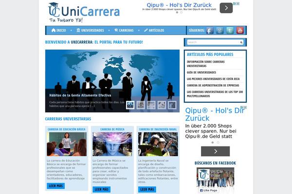 unicarrera.com site used Erudito
