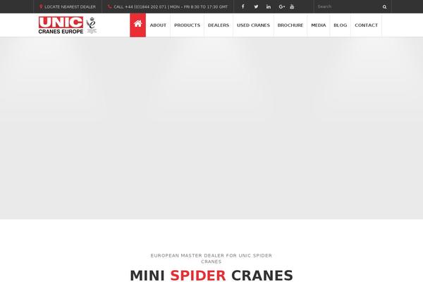 Unite theme site design template sample