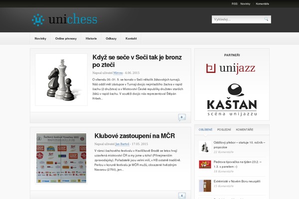 unichess.cz site used Chessteam