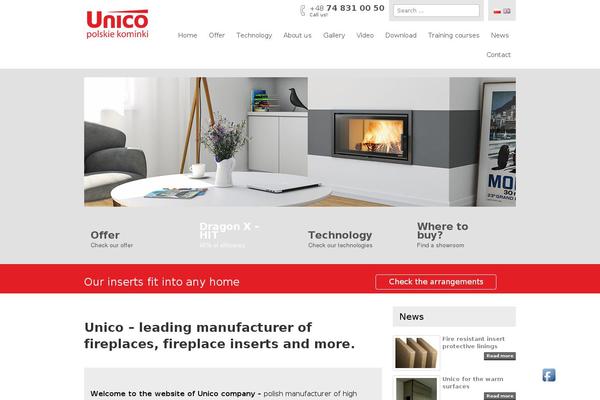 unico-kominki.com site used Unico