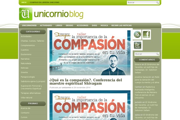 unicornioblog.com site used Theme886