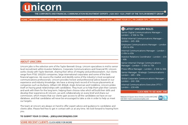 unicornjobs.com site used Lapofluxuryunicorn