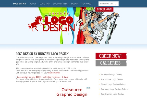 Lucid theme site design template sample