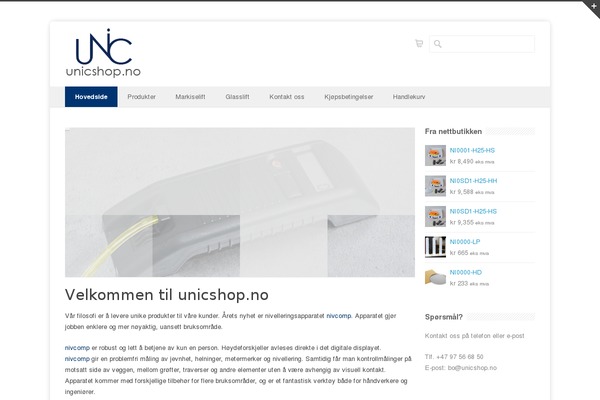 unicshop.no site used Inovado