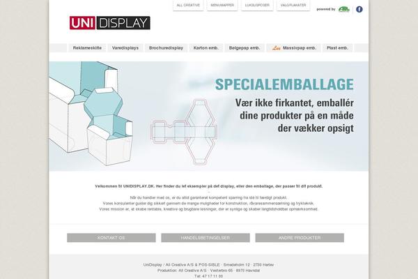 unidisplay.dk site used Unidisplay