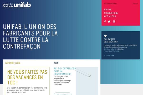 unifab.com site used Unifab