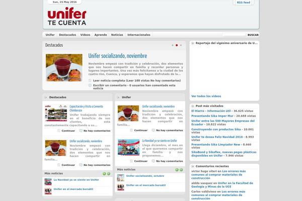 unifertecuenta.com site used Comfy