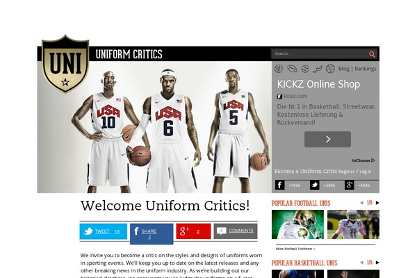uniformcritics.com site used Uniformcritics