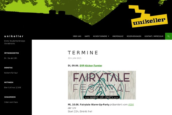 Twenty Fourteen theme site design template sample