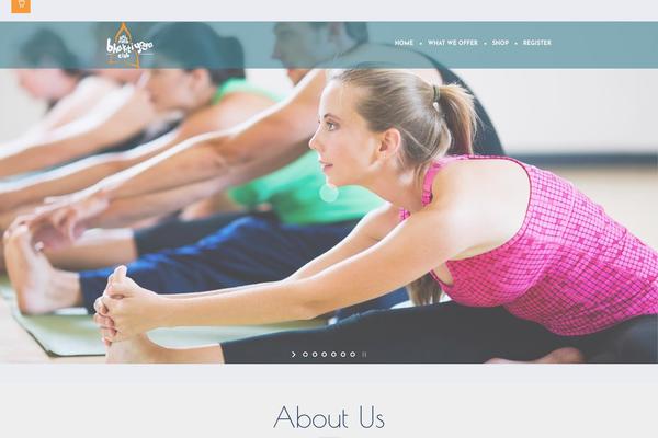 Yoga-fit-child theme site design template sample