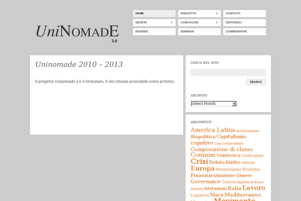 uninomade.org site used Organic_verbage_free