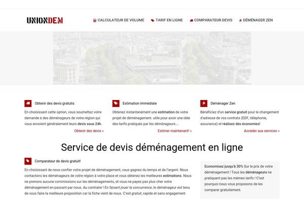 uniondem.com site used Demenagement