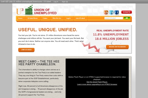 unionofunemployed.com site used BP-Default