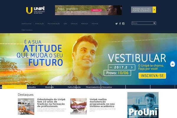unipe.br site used Unipe2019