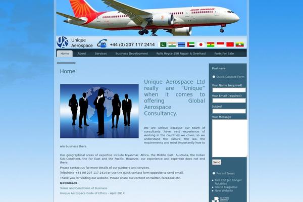 uniqueaerospace.com site used Blue_airplane