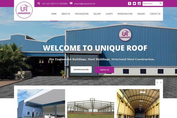 uniqueroof.net site used Unique-designpixi