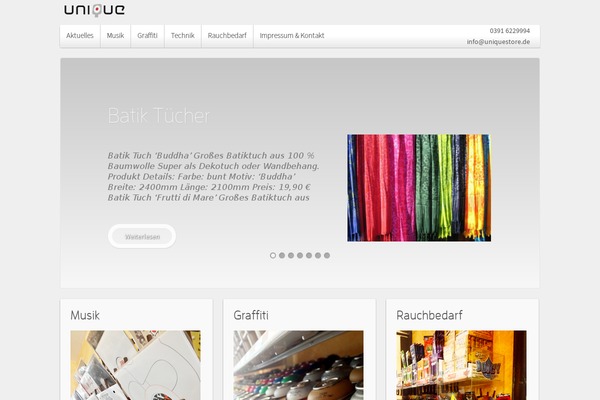 WordPress website example screenshot