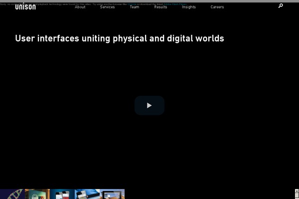 unison theme websites examples
