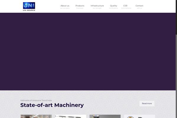 BeTheme Child theme site design template sample