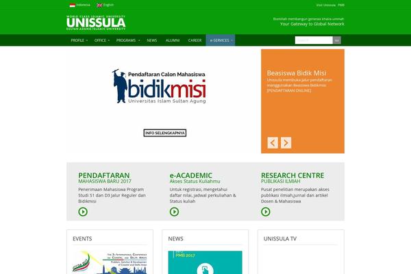 unissula.ac.id site used Tonjoo-default-theme
