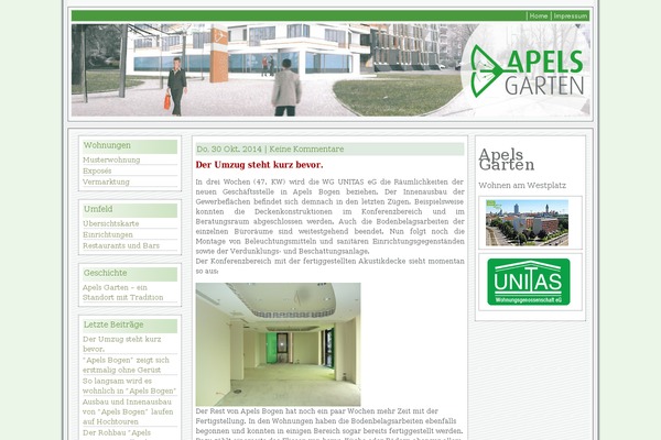 WordPress website example screenshot