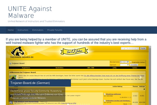Unite theme site design template sample