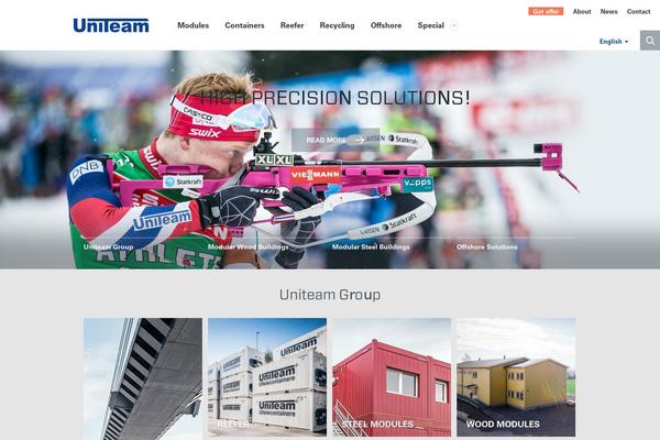 uniteam theme websites examples