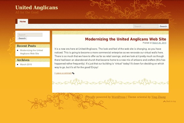 Twenty Fourteen theme site design template sample