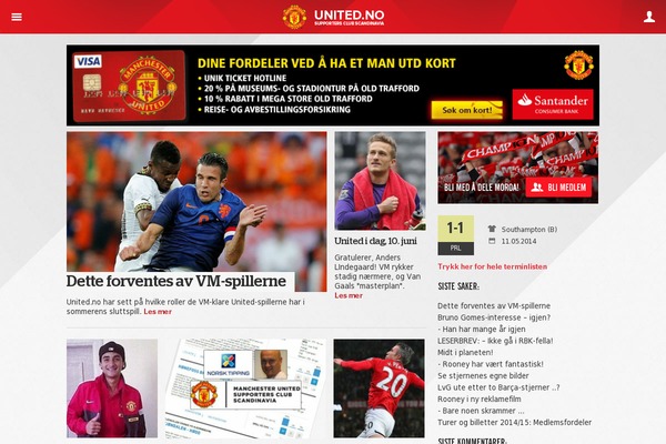 United website example screenshot