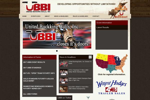unitedbuckingbulls.com site used Ubbi