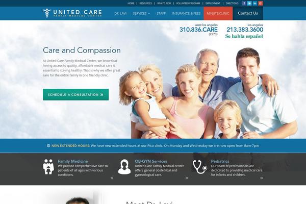 Default theme site design template sample