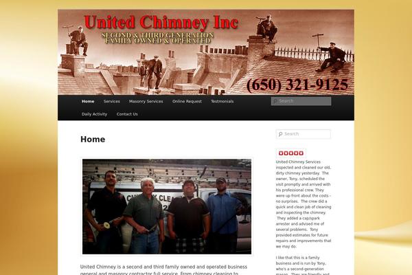 WordPress website example screenshot