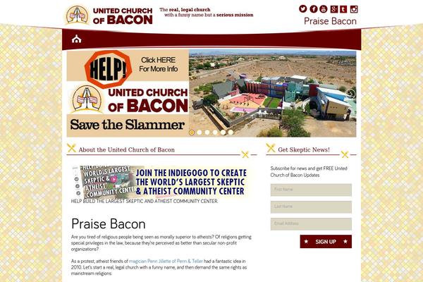 WordPress website example screenshot