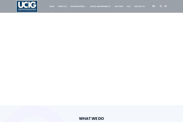 Site using Ucig-mega-menu plugin