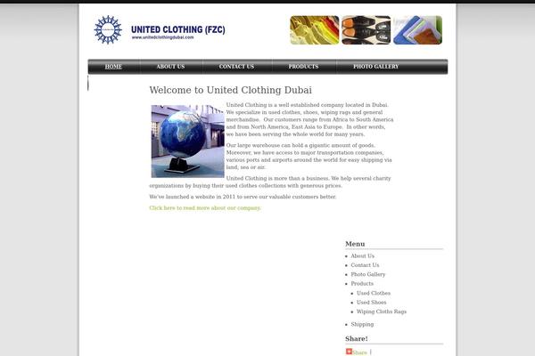 unitedclothingdubai.com site used Corpvox