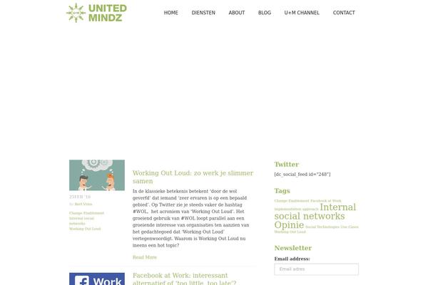 unitedmindz.com site used Unitedmindz