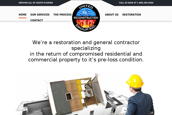 ReConstruction theme site design template sample