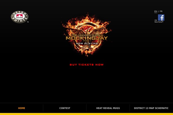 unitethedistricts.ca site used Mockingjay