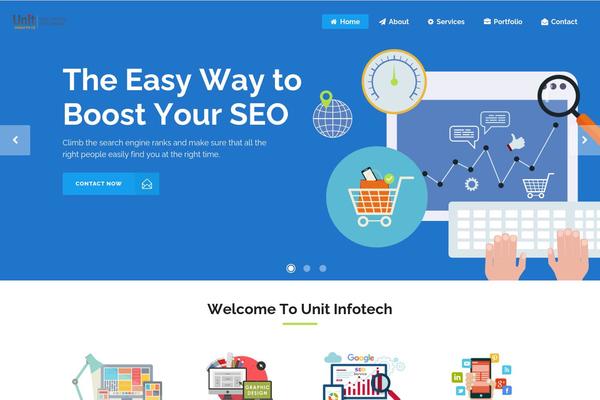 unitinfotech.com site used Extremebs-child