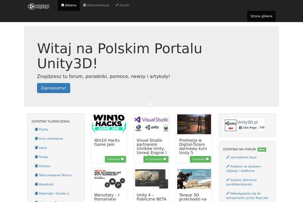unity3d.pl site used Devdmbootstrap3_v1_60