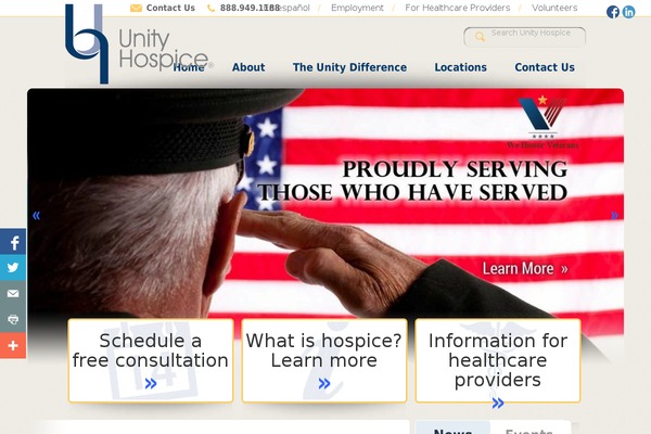 unityhospice.com site used Unity-hospice