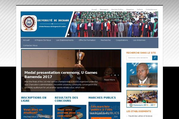 univ-dschang.org site used Uds-theme