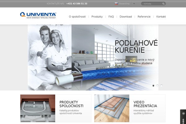 univenta.sk site used Univenta