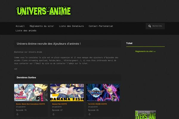 univers-anime.com site used Animeworld