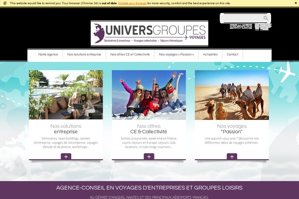 univers-groupes.fr site used Netconcept_v2