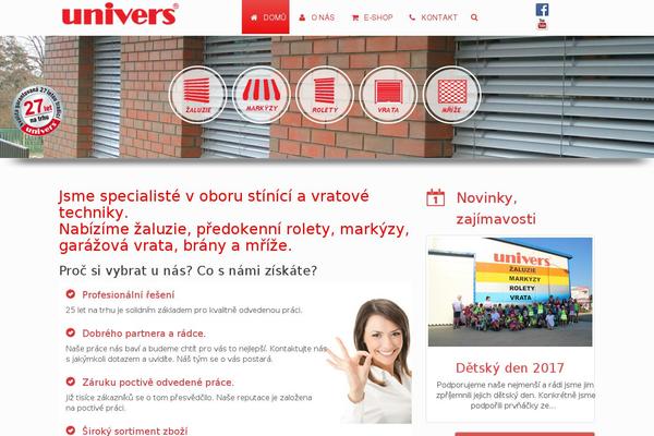 univers.cz site used Toolset-starter-child