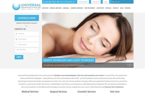 universaldermatology.com site used Optima-child
