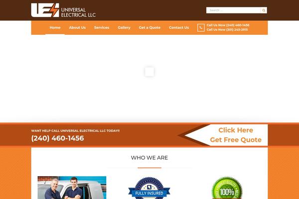 WordPress website example screenshot
