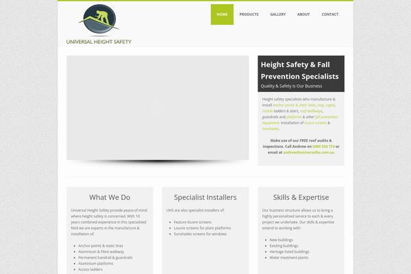 BUILDER theme site design template sample